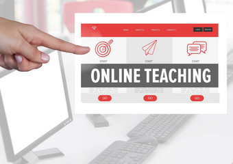 手触碰在线教学应用程序接口