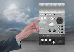 手触碰声音音乐球员音频生产工程应用程序接口