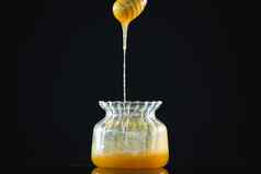 蜂蜜七星流动蜂蜜玻璃Jar