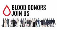 业务人血捐赠概念