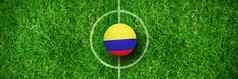 复合图像足球哥伦比亚颜色