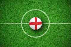 复合图像足球英格兰颜色
