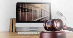 槌子电脑书法律正义