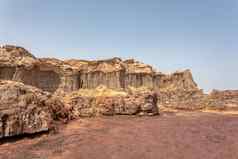 岩石城市达纳基尔部落抑郁症埃塞俄比亚非洲