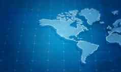 摘要世界地图新闻企业背景业务数字网络演讲全球网络技术概念