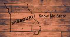 密苏里州地图品牌