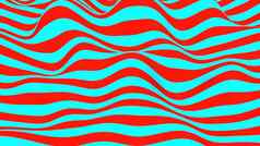 色彩斑斓的流行艺术红色的白色波浪表面