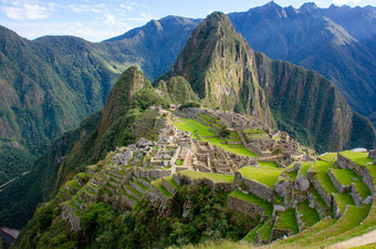 全景视图“马丘比丘比丘库斯科秘鲁