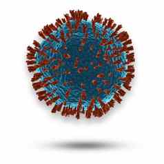 冠状病毒科维德细胞人类身体