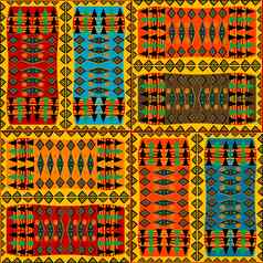 色彩斑斓的背景非洲少数民族图案