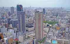 日本东京城市景观商业住宅建筑艾瑞