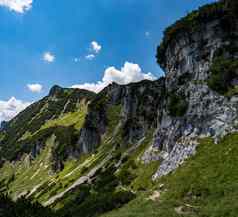 神奇的徒步旅行贝希特斯加登阿尔卑斯山脉