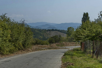 秋天景观落叶森林快乐<strong>路</strong>斯雷德纳男朋友<strong>回家</strong>山