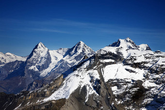 艾格峰Moench处女著名的瑞士山