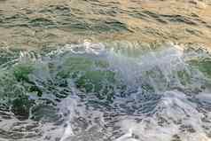 波浪海视图自然背景壁纸
