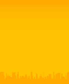 橙色城市背景