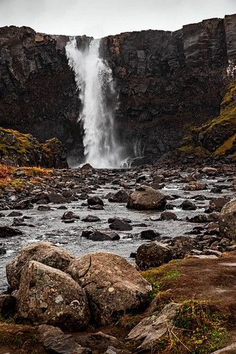 蒸汽瀑布瀑布冰岛