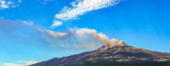 概述山埃特纳火山西西里火山喷发
