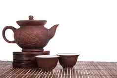中国人茶壶茶杯