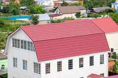 屋顶使金属建设现代屋面材料波纹金属