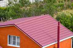 屋顶使金属建设现代屋面材料波纹金属