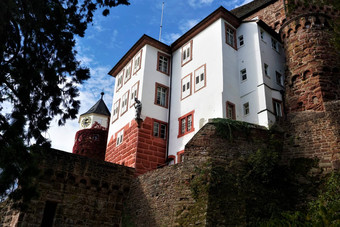 美丽的视图部分茨温根贝格城堡