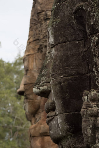 细节柬埔寨的吴哥什么寺庙