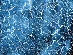 经典蓝色的彩色的纹理白色裂缝表面龟裂缝效果