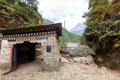 珠穆朗玛峰尼泊尔徒步旅行珠穆朗玛峰基地营尼泊尔