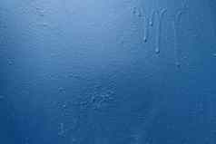 蓝色的画墙油漆污渍城市背景纹理