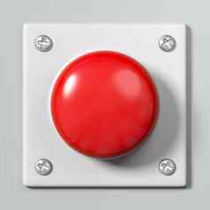 红色的按钮灰色的背景