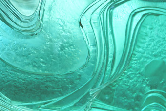 深海蓝色的玻璃纹理背景自然点缀装饰