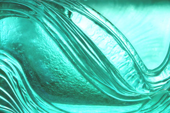 深海蓝色的玻璃纹理背景自然点缀装饰