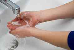 冠状病毒预防洗手