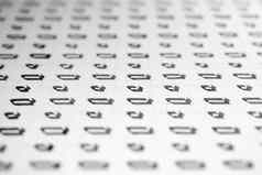 笔迹黑色的白色象征填充模式书法信学习技能纸页面书法信背景刻字实践写作工作表