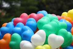 颜色空气气球