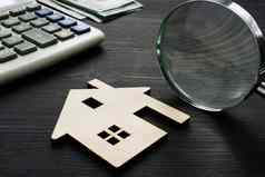 财产评估木房子放大镜计算器
