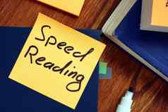 书一块纸标志速度阅读