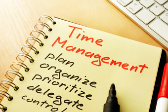 时间管理标题列表计划组织优先考虑