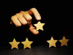 增加评级评估业务星星