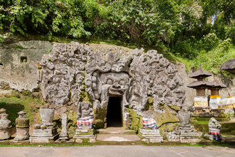 果阿大象洞穴普拉果阿大象寺庙大象洞穴寺庙乌布巴厘岛岛印尼