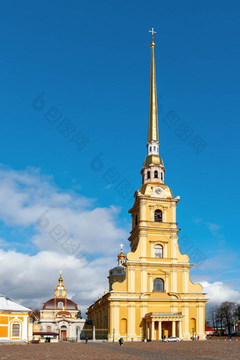 彼得保罗大教堂圣彼得堡俄罗斯彼得保罗堡垒