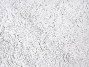 纹理手工编织的白色织物粗糙的线程著名的纺织模式
