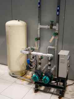 水泵升压系统面板管道