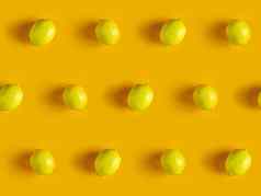 柑橘类背景多汁的成熟的柠檬模式黄色的背景