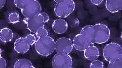 淡紫色发光发光的细胞无缝的背景纹理