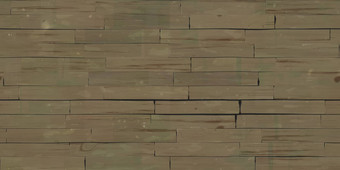 无缝的棕色（的）木木板墙纹理呈现插图