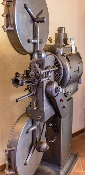 电影投影仪电影古董电影相机博物馆复古的电影身体经典设计古董电影投影仪模拟困难