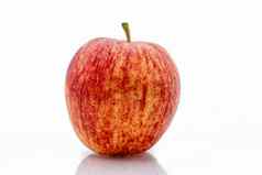 红色的苹果孤立的白色背景苹果受欢迎的水果健康好处