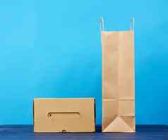 paperr盒子棕色（的）纸袋处理